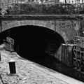 Canal St Martin - Tunel en N et B