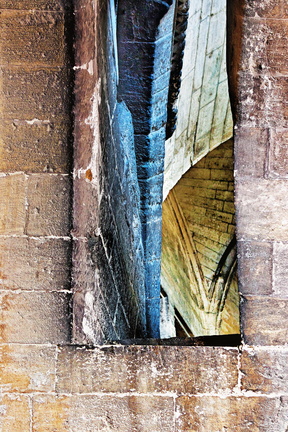 Avignon - Vue interieure du pont