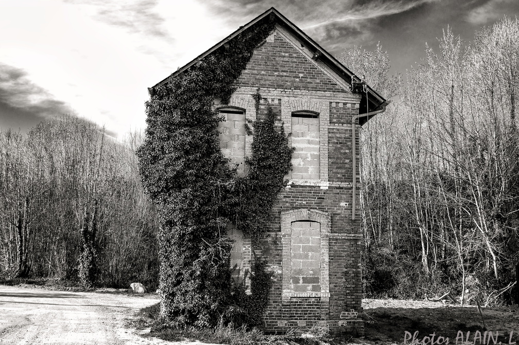 Abandon de toit - Honfleur maison muree
