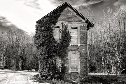 Abandon de toit - Honfleur maison muree