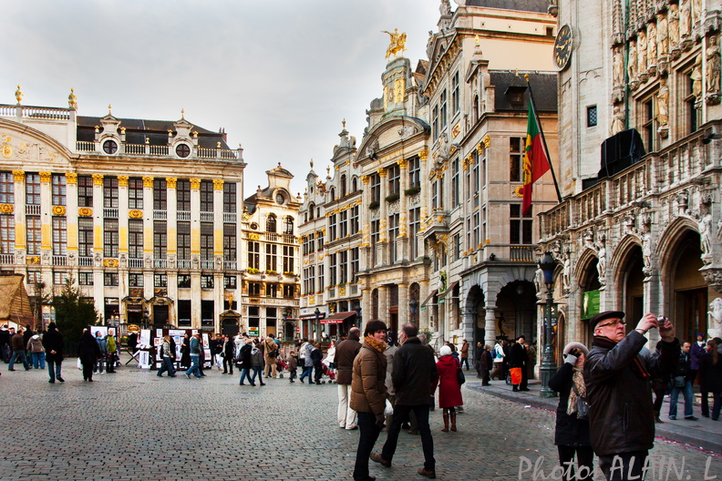Bruxelles - Grand Place - Vue generale