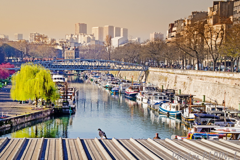 Paris - Canal St Martin - Port Bastille