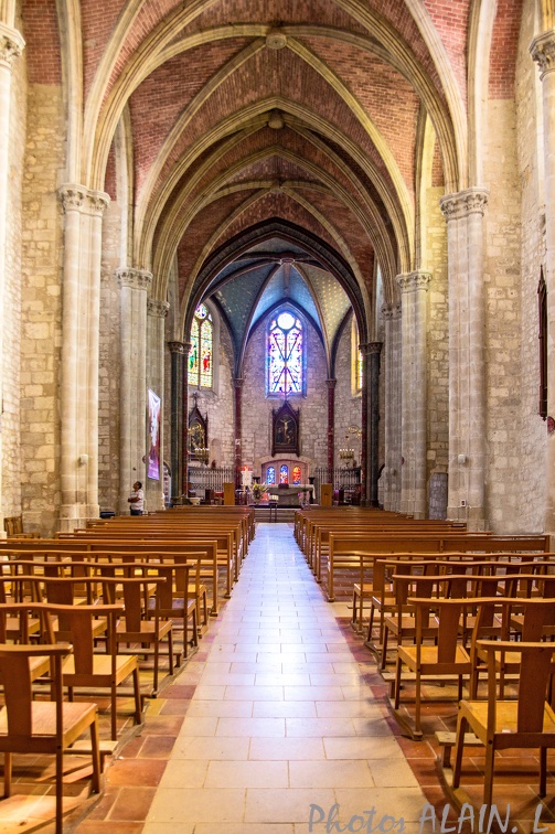 Montflanquin - Eglise coeur