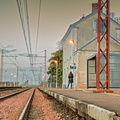 Petite gare en Sologne