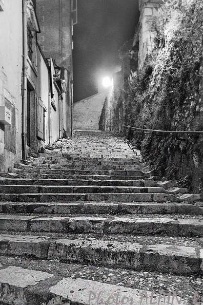 Blois - Escalier - NB