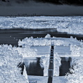 Cergy - Passerelle - Base de loisirs cyanotype