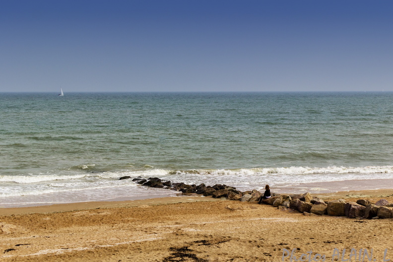 Cabourg - Solitude sur la plage.jpg