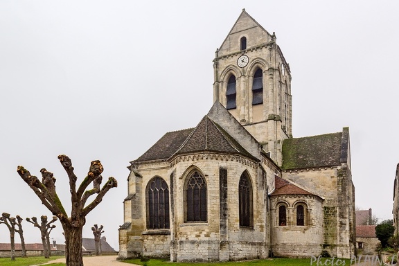 Eglise Auvers - Tableau Van Gogh